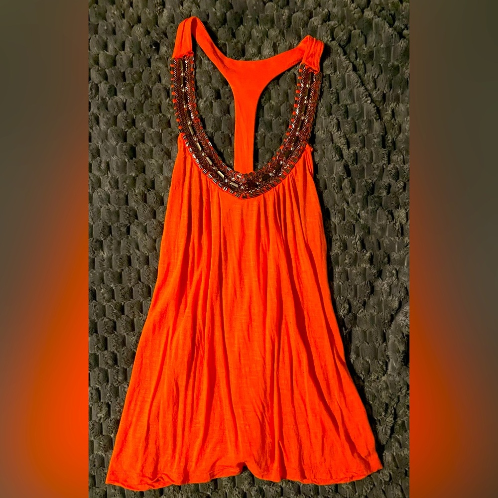 Vanity size small tank orange